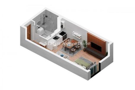 Podbara-Lepa Garsonjera 27 m2 u Pogodnom kraju-povrat PDV-065/385 8880