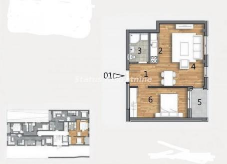 Južni Telep-Izuzetan Dvosoban stan 46 m2 u Izgradnji-povrat Pdv-065/385 8880