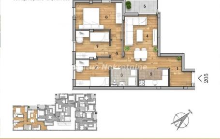 Na prodaju četvorosoban stan – 69,13 m², Novi Sad