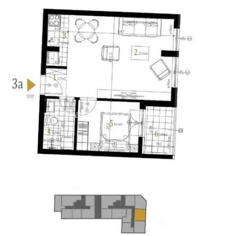 Petrovaradin-Lep Dvosoban stan 43 m2 u Prizemlju-povrat PDV-065/385 8880
