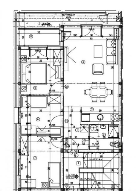 Futog-Fantastičan Troiposoban stan 70 m2 na Prvom spratu u Izgradnji-povrat Pdv-065/385 8880