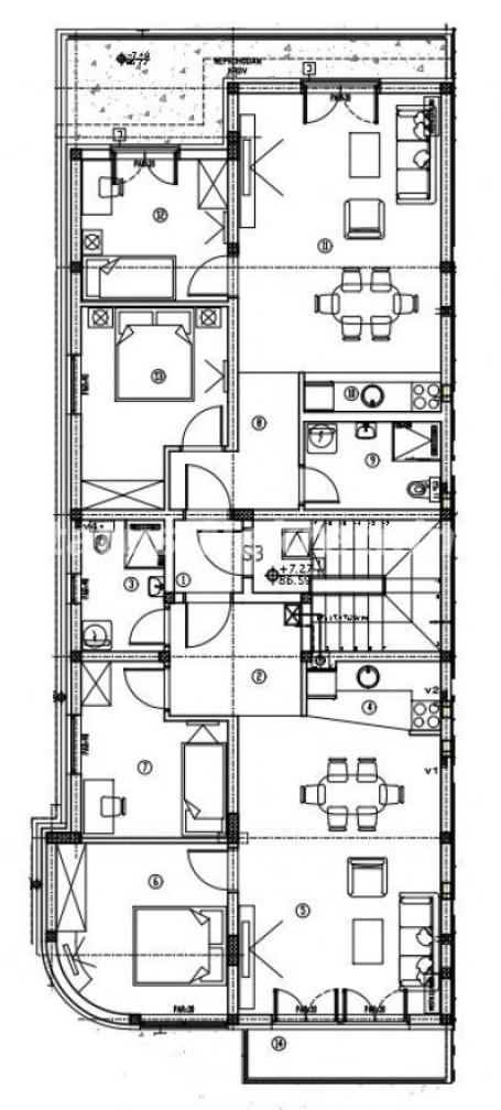 Futog-Fantastičan Šestosoban stan 119 m2 na Drugom spratu u Izgradnji-povrat Pdv-065/385 8880