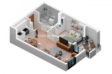 Podbara-Lep Dvosoban stan 41 m2 u Pogodnom kraju-povrat PDV-065/385 8880