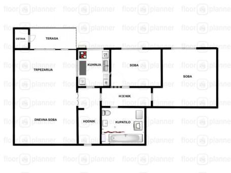 Dvoiposoban stan 65 m², Sajmište, Novi Sad, 8/8