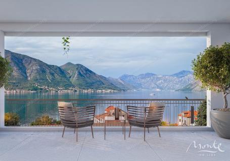 Moderni apartmani u novom stambenom kompleksu sa bazenom u Dobroti, Kotor