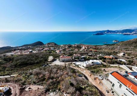Urbanizovani plac sa pogledom na more u Tudorovićima, Budva