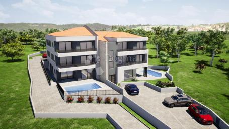 VRBNIK - GRAĐEVINSKO ZEMLJIŠTE S OTVORENIM POGLEDOM NA MORE
