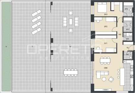 VELIKA GORICA | PENTHOUSE 242,48 m² | 4 SOBE | TERASE 275 m² | NOVOGRADNJA