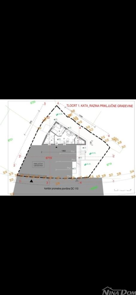 Građevinsko zemljište s pogledom na more – Preko, 383 m²