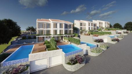 Townhouse luksuzna vila u ekskluzivnom kompleksu od 9 jedinica sa bazenom, garažom i panoramskim pog