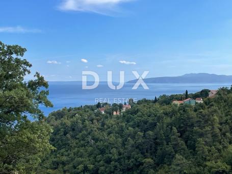 OPATIJA, IČIĆI - Građevinsko zemljište za vilu s bazenom blizu Opatije s građevinskom dozvolom, pogl
