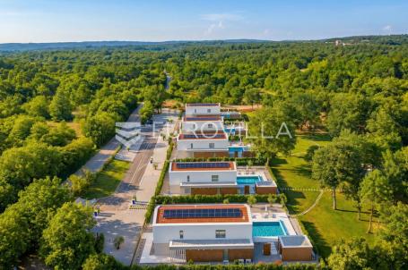 Istra, Labin, vrhunska moderna villa a, grijani bazen 48 m², 2710 m² uređene okućnice
