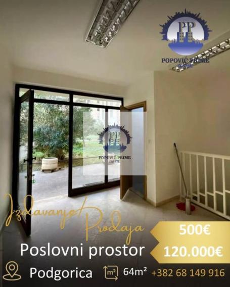 PRODAJA POSLOVNOG PROSTORA | 64m2 | LEPA KATA