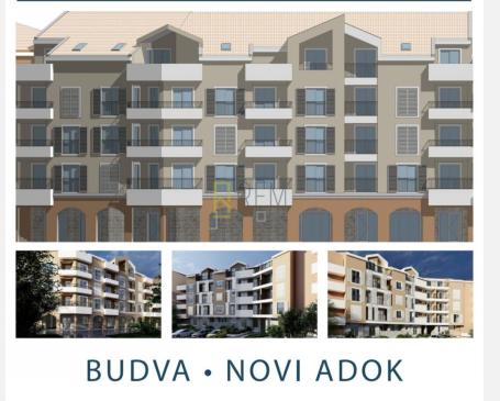 PRODAJA – DVOSOBNI STANOVI, U IZGRADNJI, NOVI ADOK, BUDVA