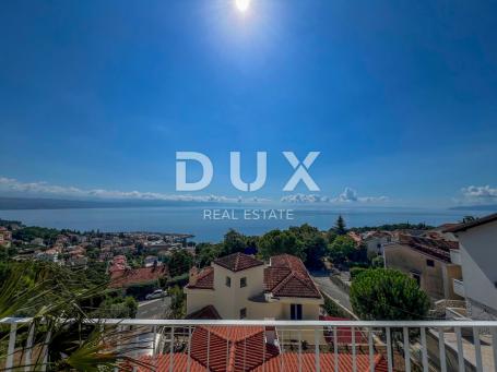 OPATIJA, IČIĆI – wunderschöne Wohnung 107m2 in einem Haus mit zwei Terrassen und Panoramablick auf d