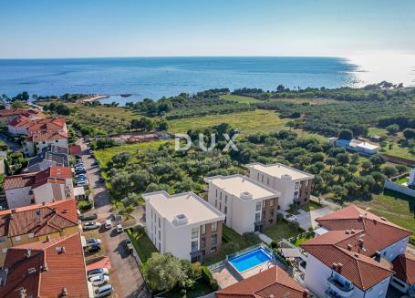 UMAG, ZAMBRATIJA - fantastična novogradnja 100 metara od mora i plaže, vrhunska POZICIJA! Stan s ter
