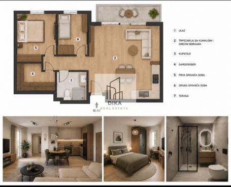 Hit ponuda -Cvetkova pijaca - Novogradnja - 3.0 - 54,38m²