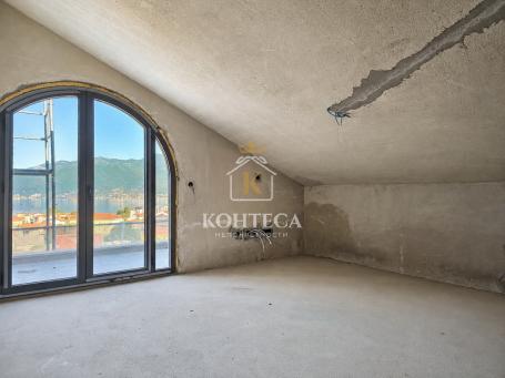 Dvosoban stan u novom kompleksu sa pogledom na more, Donja Lastva-Tivat
