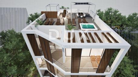 ZADAR, PETRČANE - Punta Skala! Luxuriöses Penthouse 2 Minuten vom Strand entfernt mit Panoramablick 