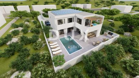 INSEL PAG, STADT PAG – Villa mit Swimmingpool im Bau