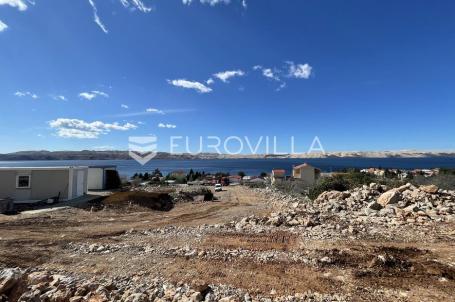 Karlobag, Cesarica, građevinsko zemljište s projektom, 629 m², S17