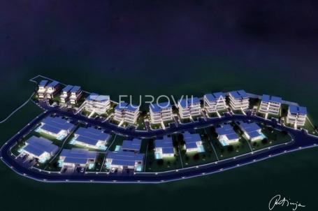 Karlobag, Cesarica, građevinsko zemljište s projektom, 628 m², S22