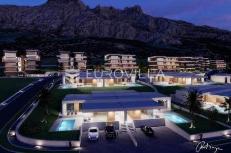 Karlobag, Cesarica, građevinsko zemljište s projektom, 632 m², S15