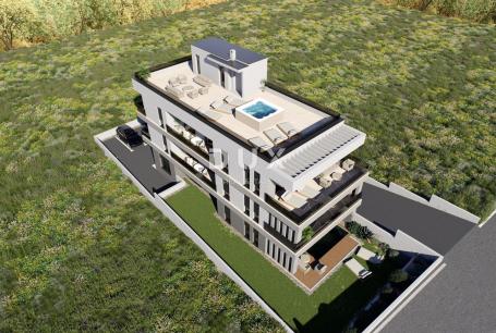 ZADAR, PETRČANE - Punta Radman! Luksuzni penthouse s krovnom terasom 240 metara od mora! S3