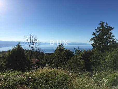 OPATIJA, VEPRINAC - građevinsko zemljište s pogledom na more za stambenu zgradu / stanove / apartman