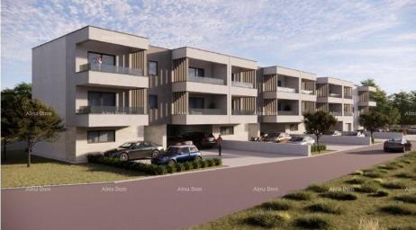 Wohnung ŠTINJAN – NEUBAU IN DER NÄHE DES MEERES UND DER STADT. Wohnung C Gebäude D