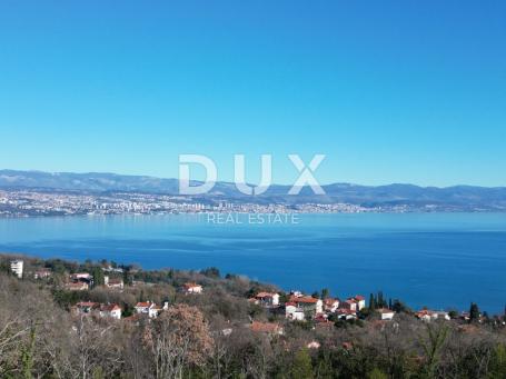 OPATIJA, LOVRAN, IKA- villa 220m2 s panoramskim pogledom na more i bazenom + uređena okućnica 1009m2