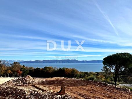 Istra, Rabac, zemljište s dozvolom, 1021m2