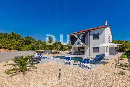 Otok Krk, Dobrinj, samostojeća kuća, 167 m2, novogradnja, bazen