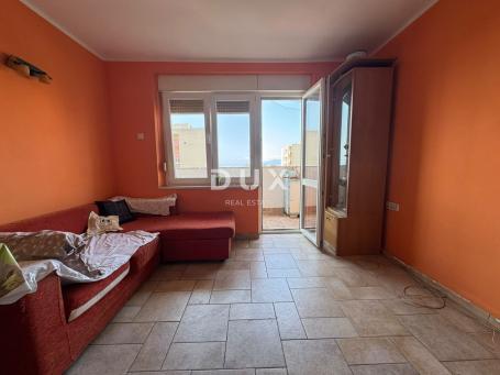 Rijeka, Donja Vežica, dvosoban stan s balkonom, 54m2, pogled na more