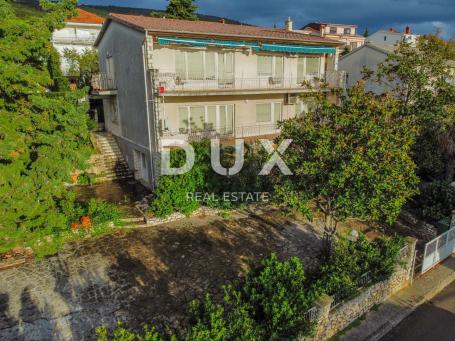 CRIKVENICA, SELCE - veća kuća s okućnicom 200 metara od mora s pogledom na more