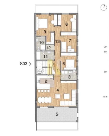 Petosoban stan, 150 m², Telep, Novi Sad, 2. sprat