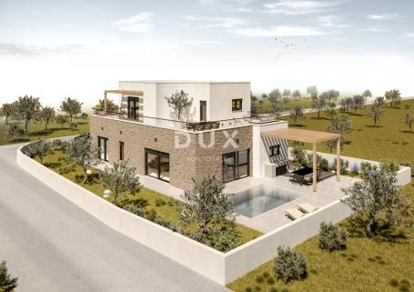 ŠIBENIK, VODICE – Samostojeća moderna vila s bazenom u izgradnji