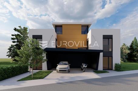 Osijek, Ulica Jela, moderna kuća površine 170 m² s vrtom, balkonom i krovnom terasom novogradnja