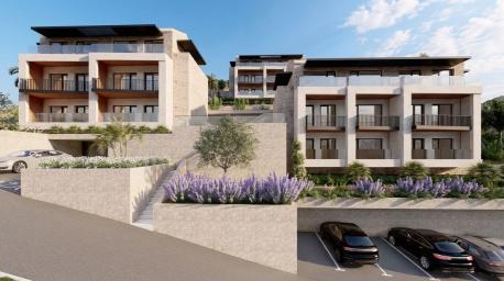 Prodaja dvosobnog stana 72m² u izgradnji sa pogledom na more – Muo, Kotor