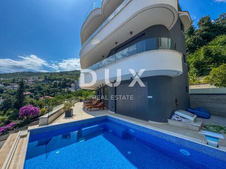 Opatija, centar, četverosoban stan, 158 m2, s privatnim bazenom