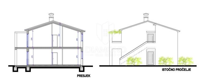 Građevinsko zemljište od 1.850 m² s projektom za obiteljsku kuću