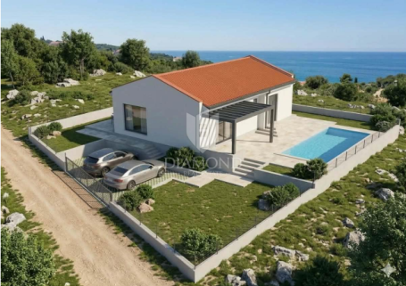 Roh-bau kuća s pogledom na more u Peruškima!