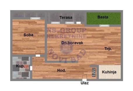 Dvosoban 54m2 Mišeluk