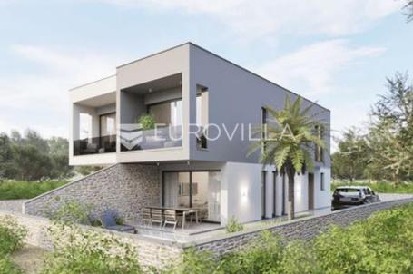 Istra, Ližnjan, elegantna dvojna NOVOGRADNJA s vrtom 111 m²