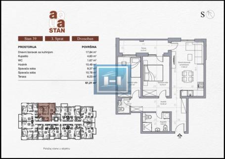 Stanovi u novogradnji 1350e/m² + PDV