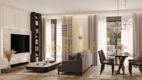 Dušanovac, 95.36m2, novo, lux, dvorište 120m2